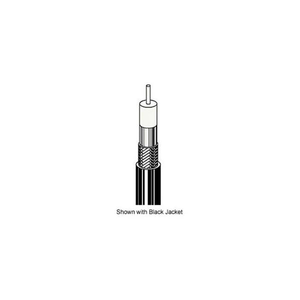 Convergent Connectivity Technology Convergent RG6/U 18AWG CATV Coaxial Cable Copper Clad Steel 100% Foil Shield 500Ft BX White 5203WH5B - main